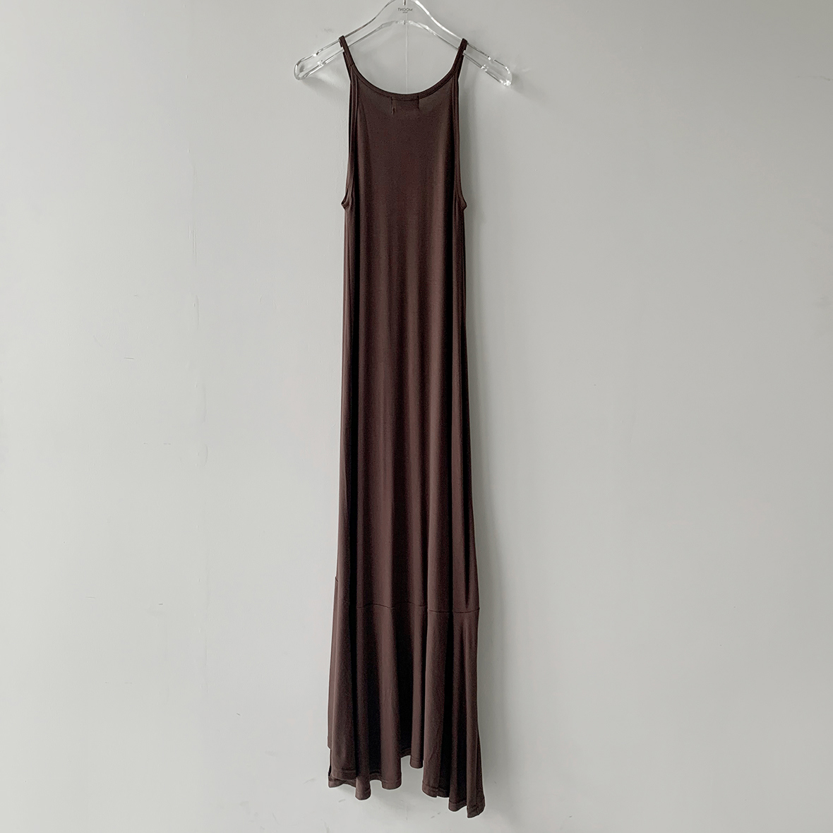 긴 드레스 코코아 색상 이미지-S2L2